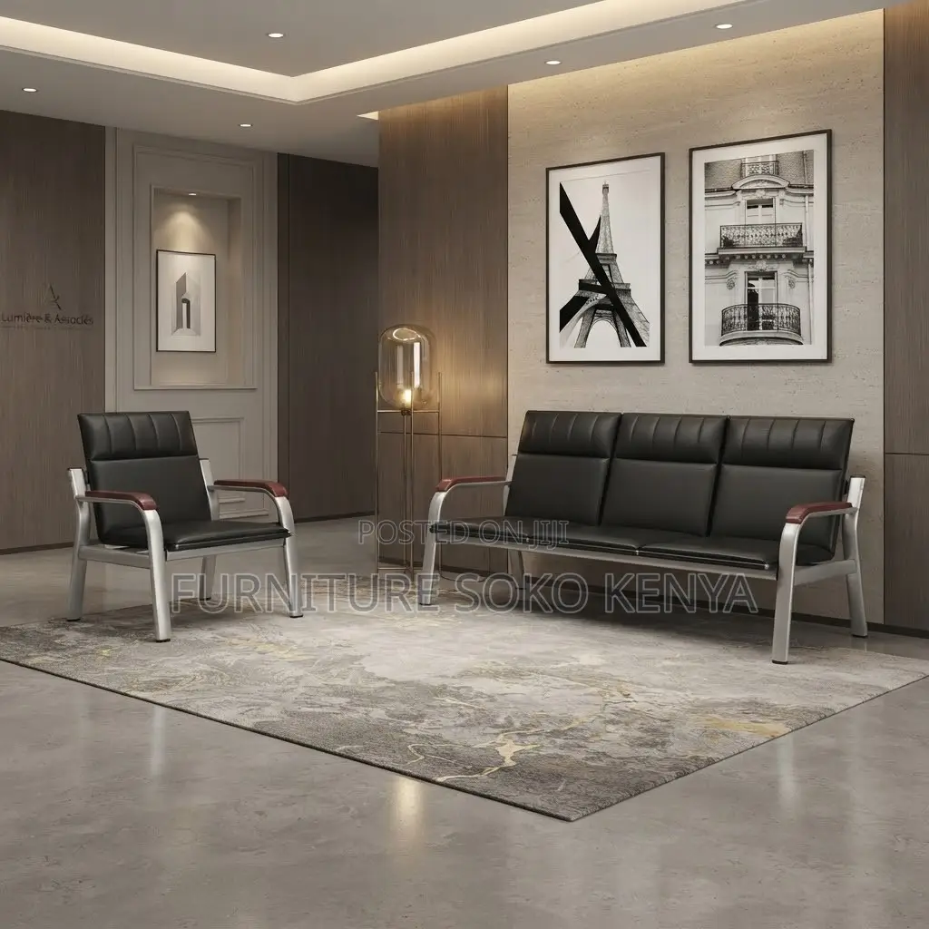 Sofas; Urban 5-Seater Executive Office Visitor's Sofa Set