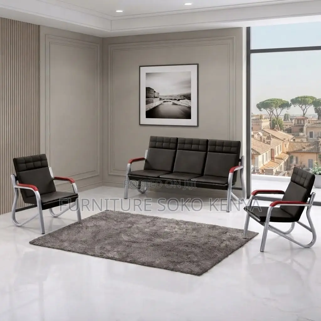 Sofas; Urban 5-Seater Executive Office Visitor's Sofa Set