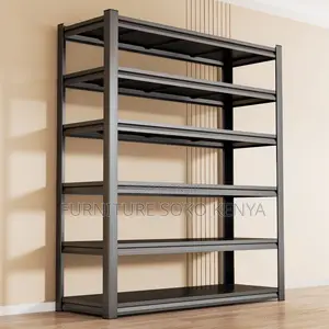 Storage Unit; Adjustable 5-Shelf Steel Storage Rack