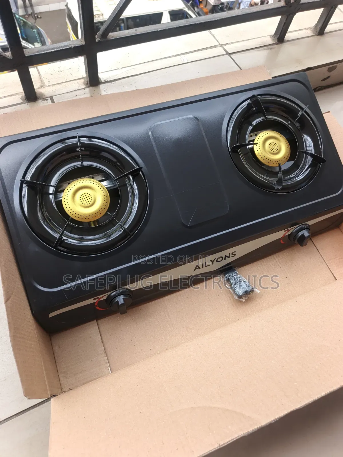 Affordable Ailyons 2-Burner Tabletop Gas Stove