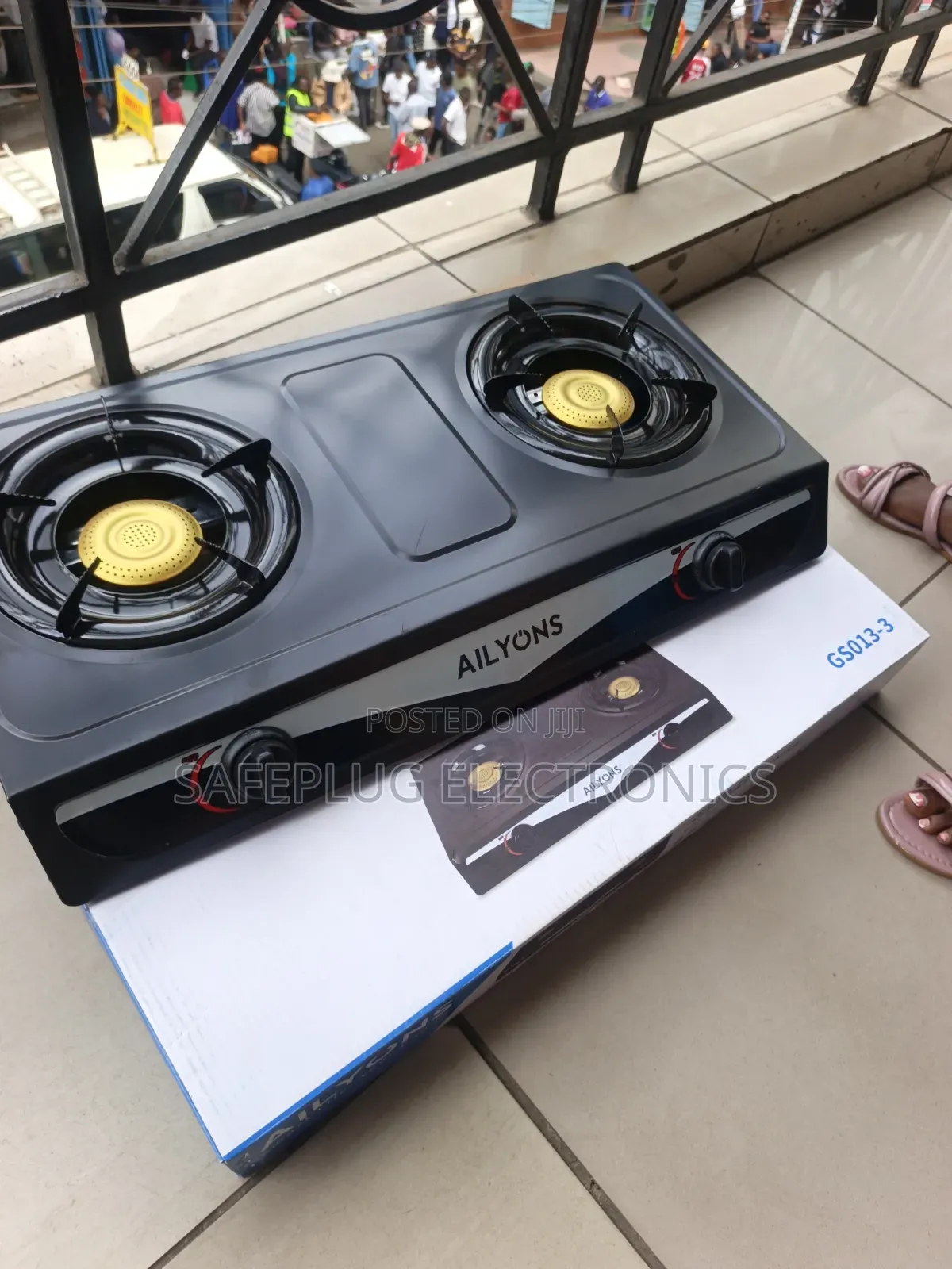 Affordable Ailyons 2-Burner Tabletop Gas Stove
