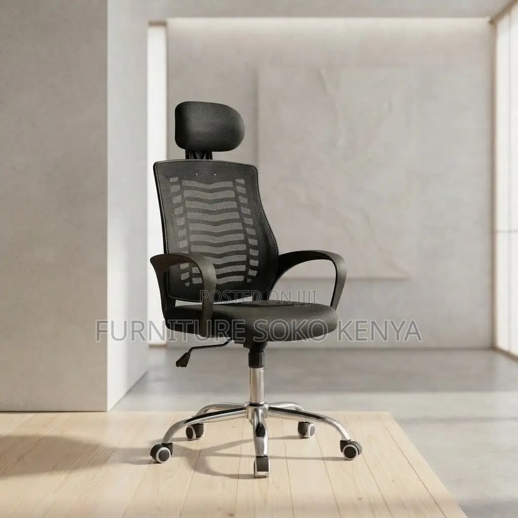 Office Chair; Ergonomic Headrest Computer Chair