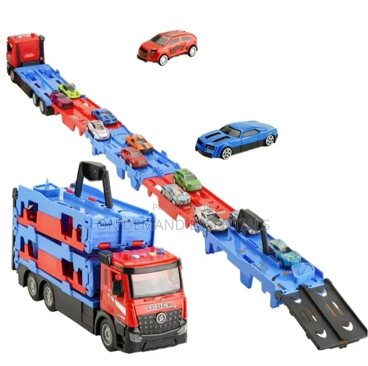 Rail Truck 6 Small Metallic Cars