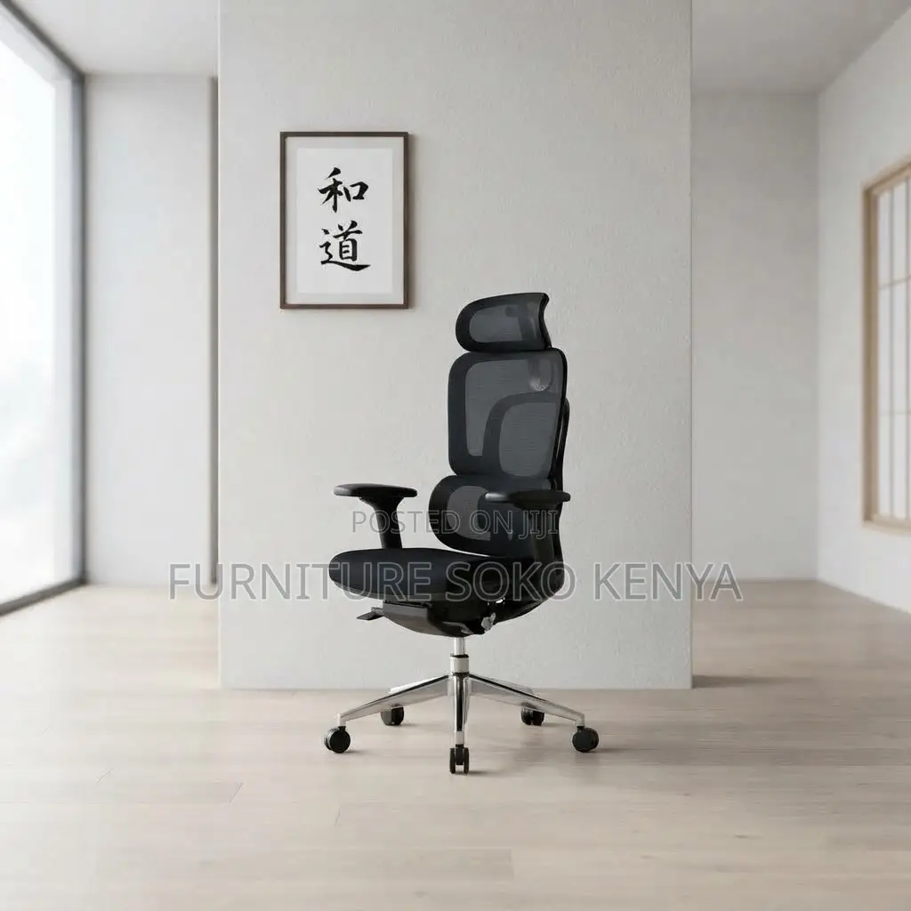 Office Chair; Executive Orthopedic Mesh Fabrcated Office Chair