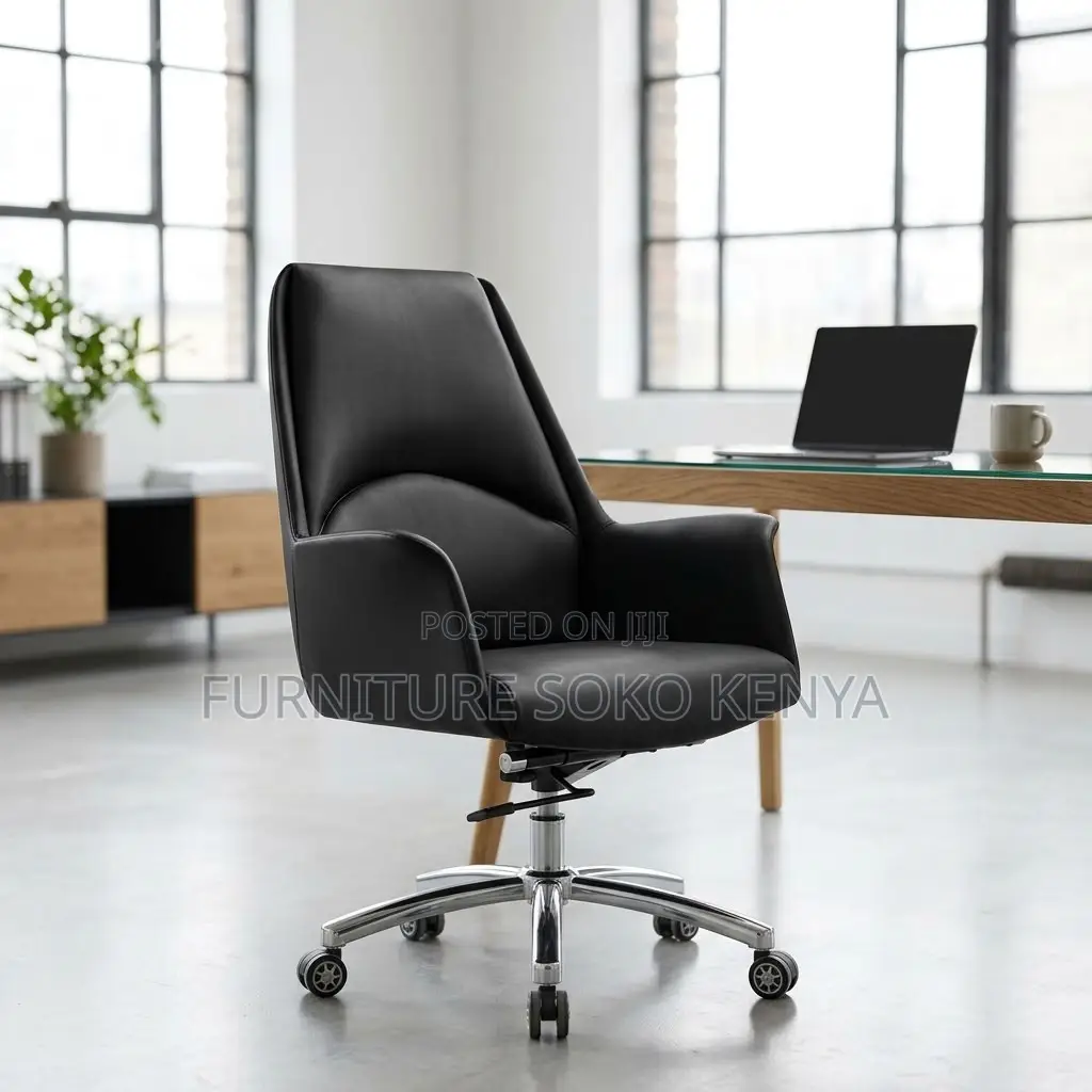 Leather Chair : Executive Leather / PU Swivel Office Chair