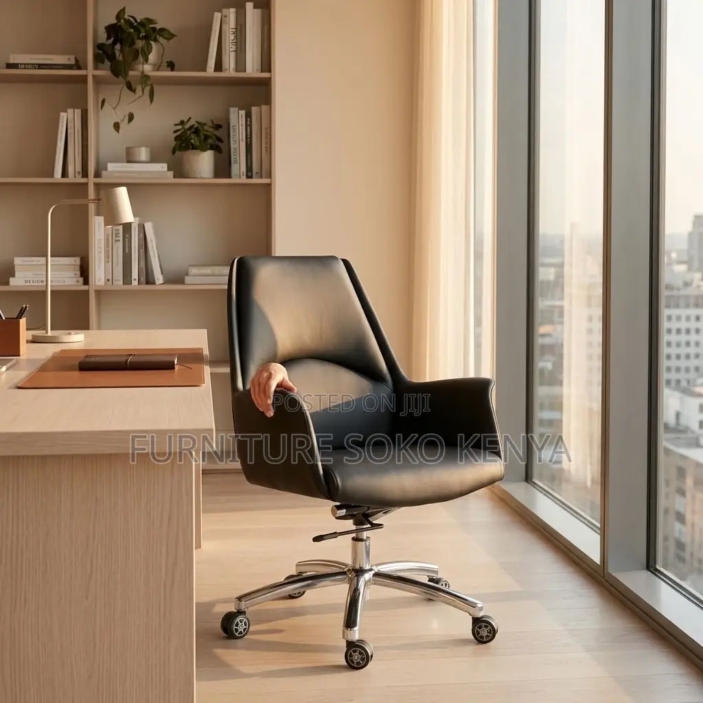 Leather Chair : Executive Leather / PU Swivel Office Chair