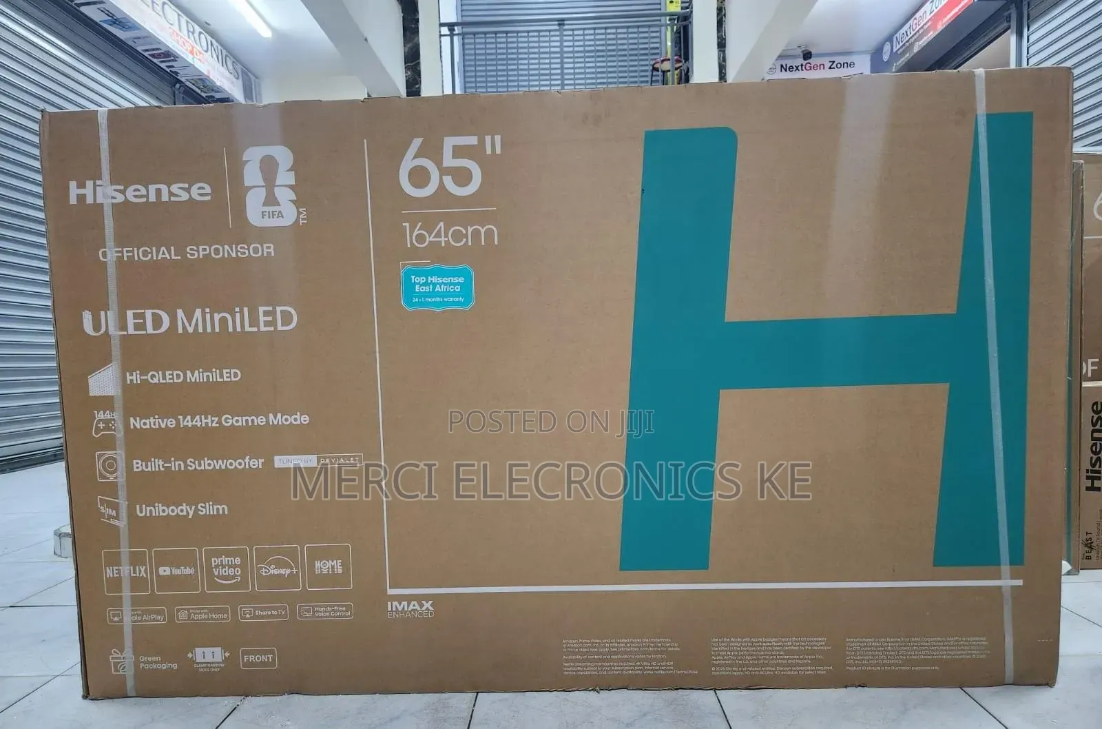 Hisense 65U6SKEN 65-Inch ULED Mini-Led 4K Smart TV