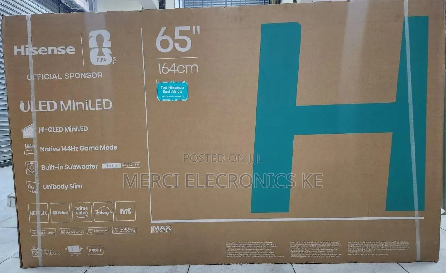 Hisense 65U6SKEN 65-Inch ULED Mini-Led 4K Smart TV