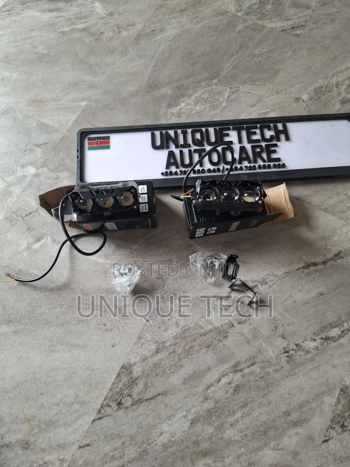 Universal 3 Colour LED Fog Lamps for Motorcycles and Cars