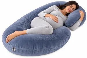 Imported Velvet Pregnancy Pillow – Soft Full Body Maternity Support