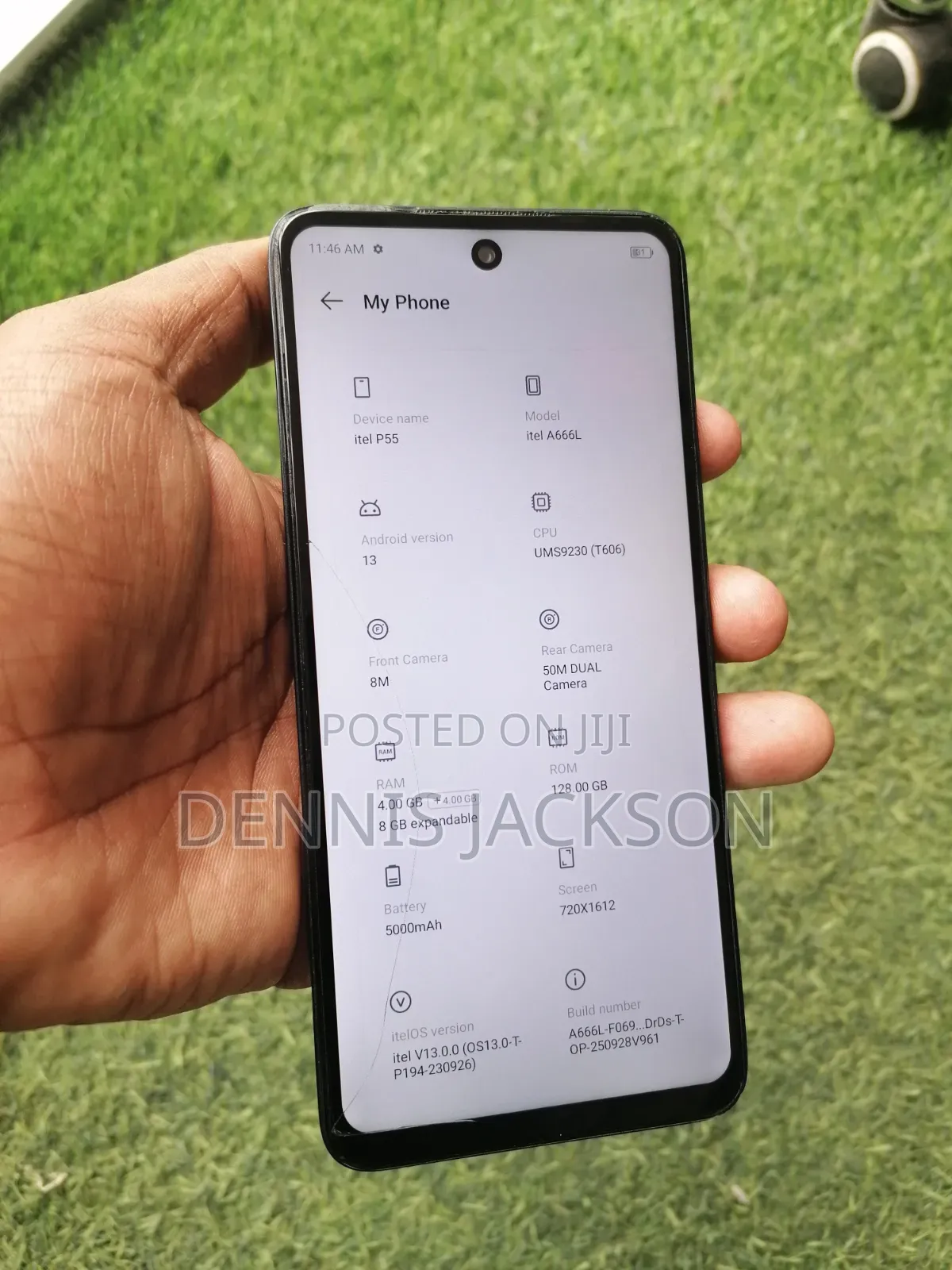 Itel P55 128 GB Black