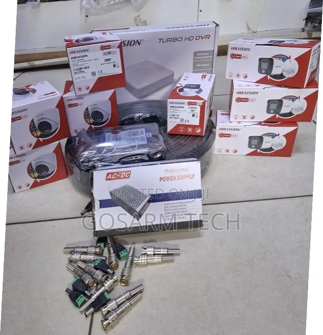 Hikvision 8-Camera Smart Hybrid CCTV Kit With Remote Viewing