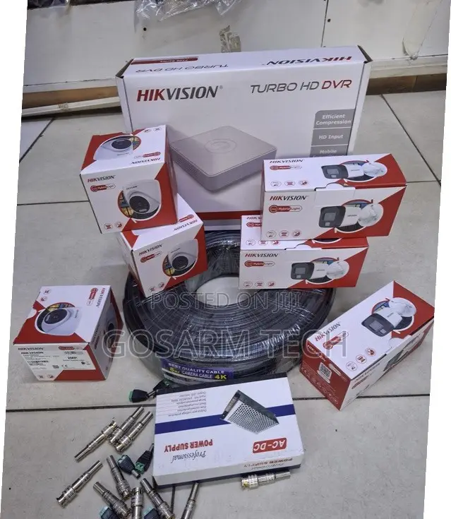 Hikvision 8-Channel Smart Hybrid CCTV Kit 8 Cameras, Audio Recording