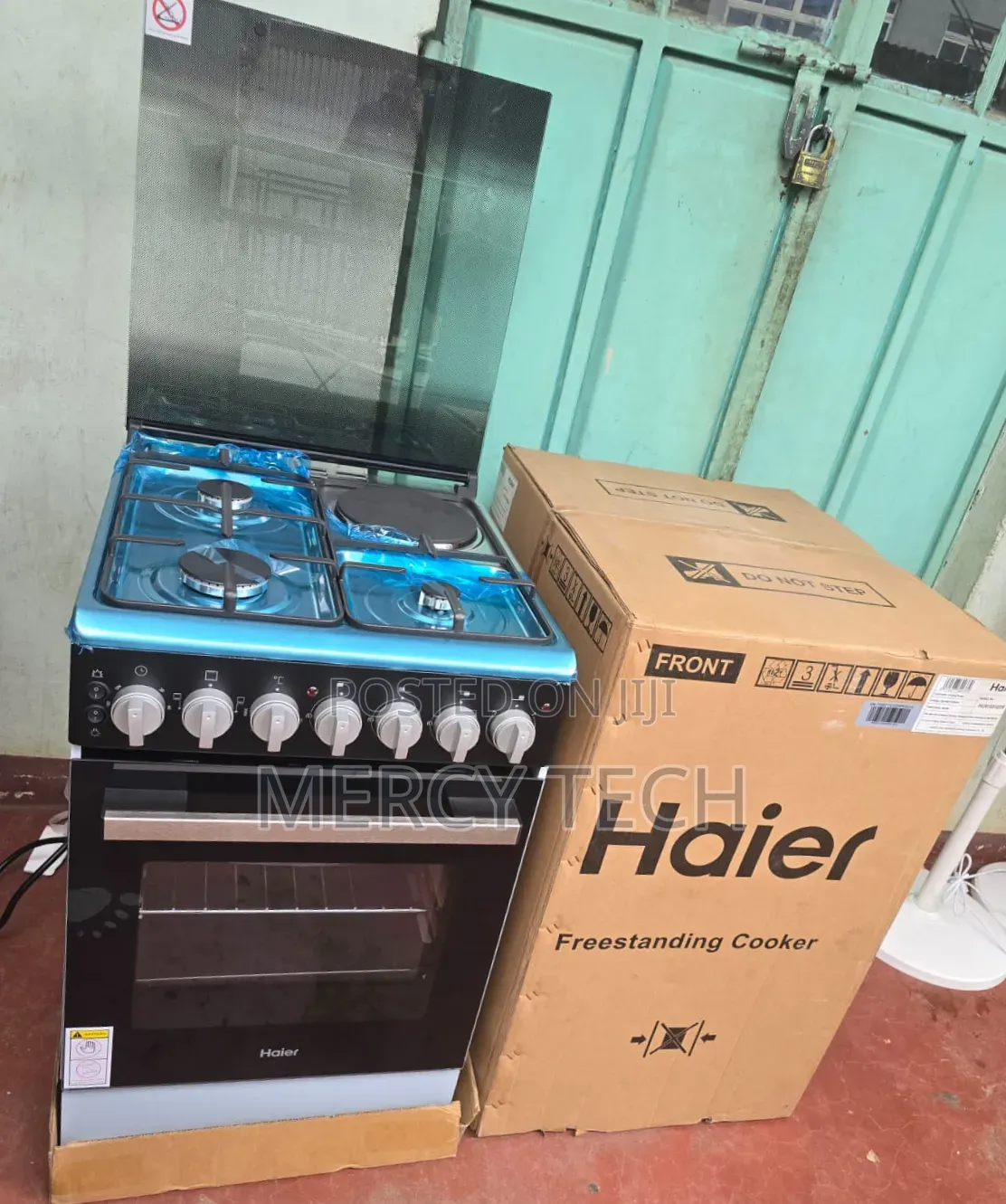 Haier 50x55 3 Gas + 1 Electric Cooker (HRE6313CDRSS)