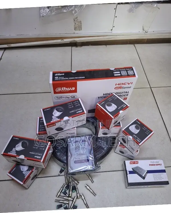 Dahua 8 Channel Kit CCTV Cameras Full Kit Security + 1TB HDD
