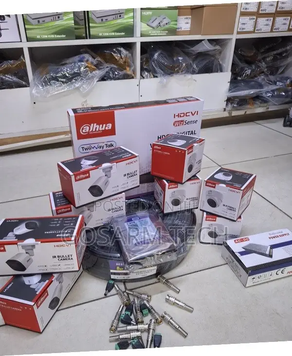 Dahua 8 Channel CCTV Kit – 2MP IR Cameras + DVR (Complete Set)