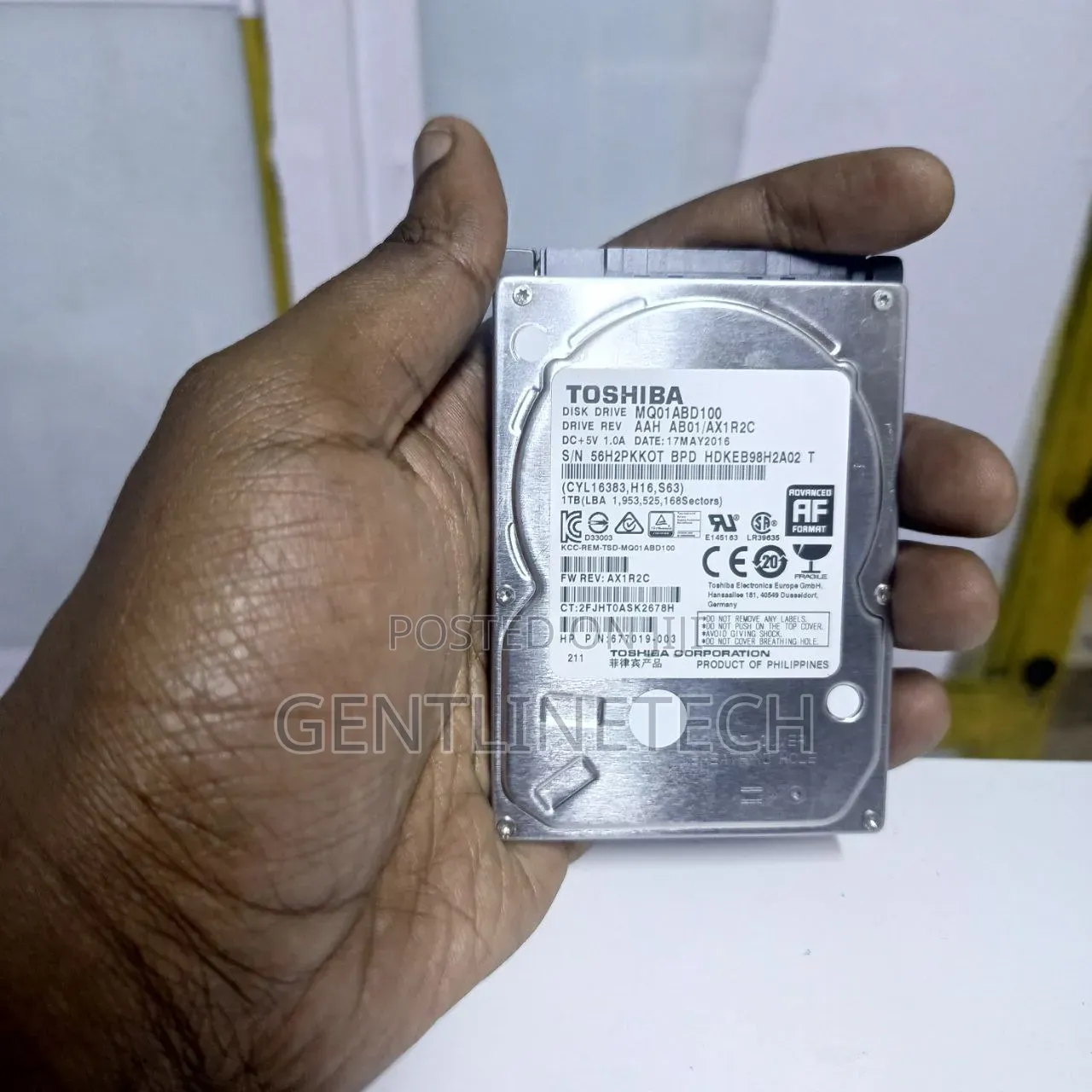 Toshiba 500gb HDD Availbles