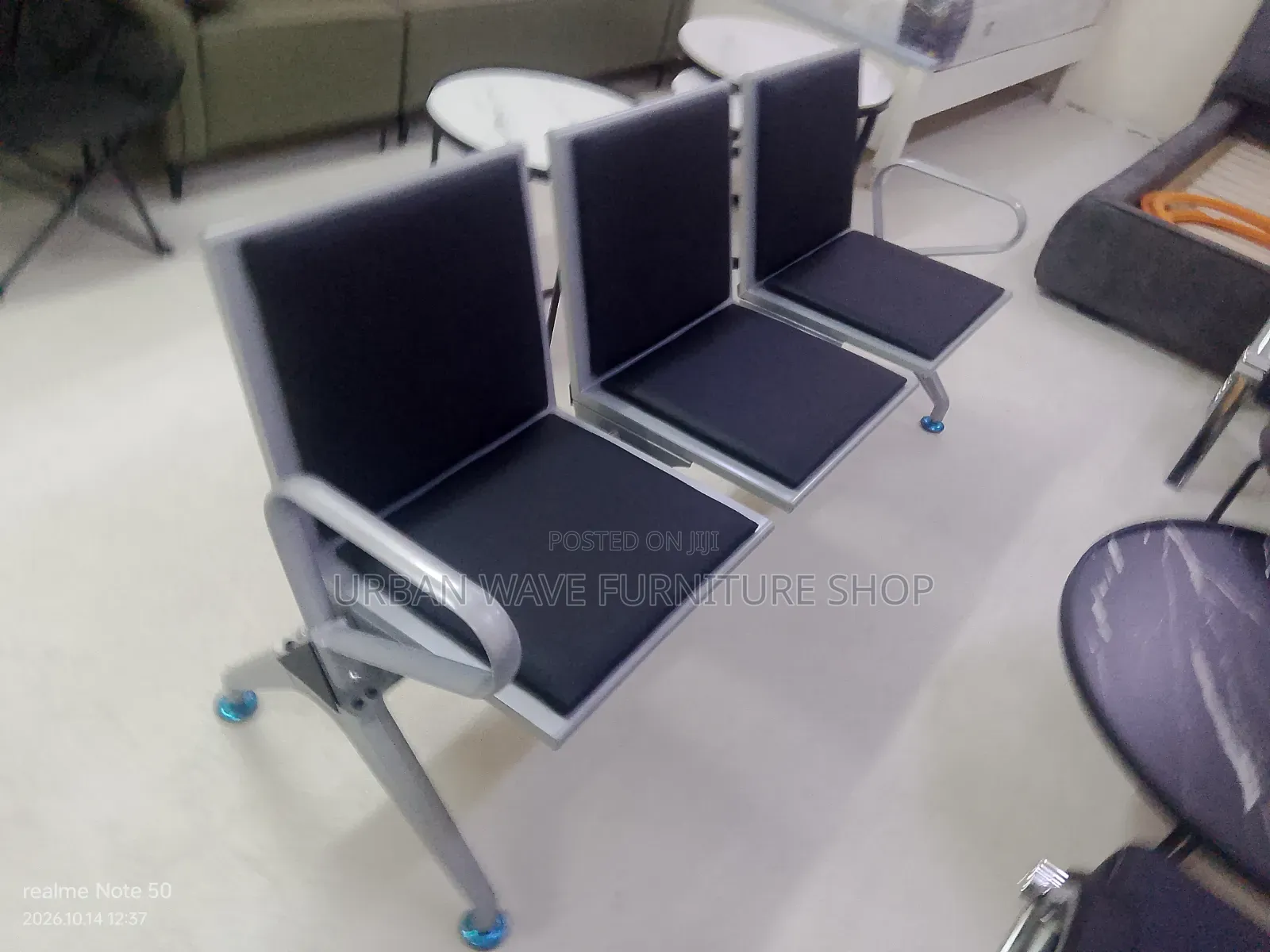 3 Seater Heavy Duty Reception Chairs