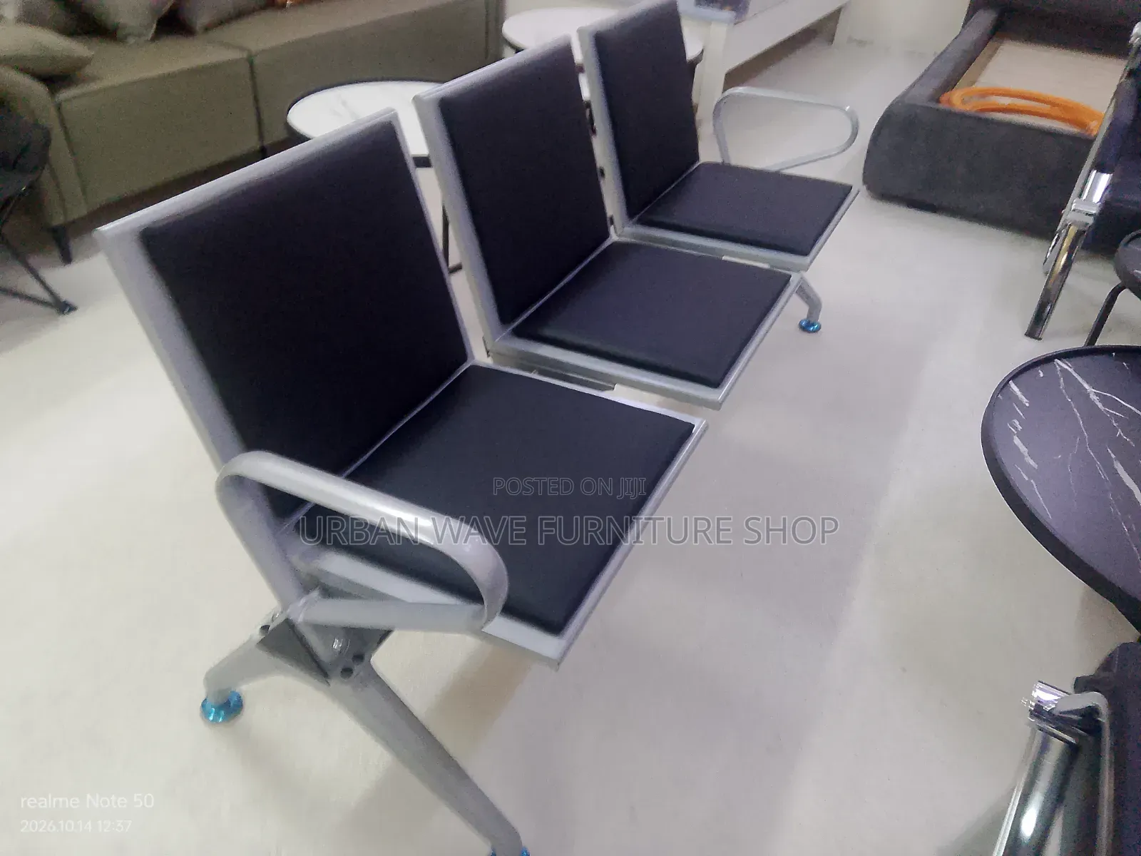 3 Seater Heavy Duty Reception Chairs