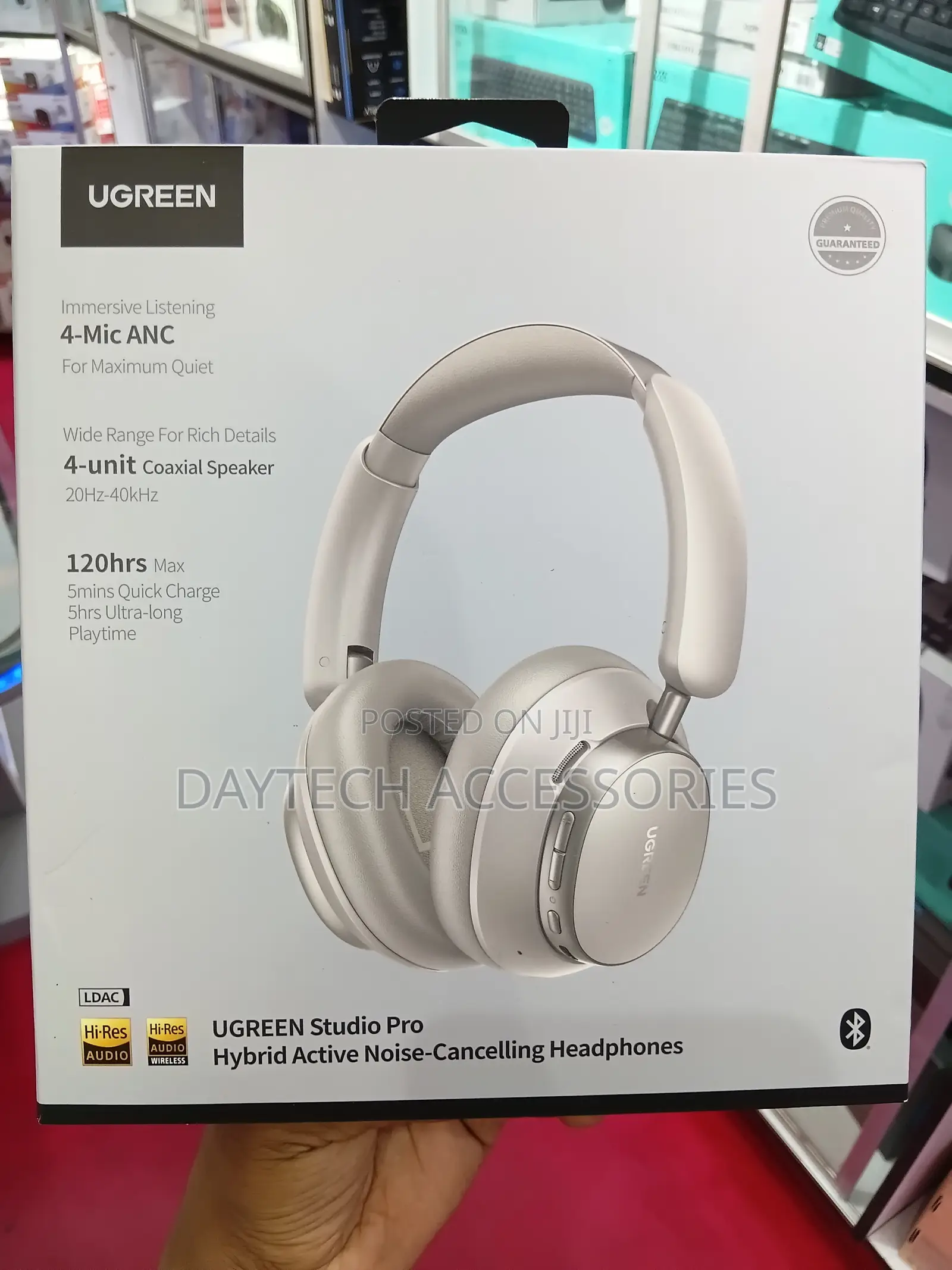 UGREEN Max 6 Studio Pro Hybrid Active Noise-Cancelling Headphones