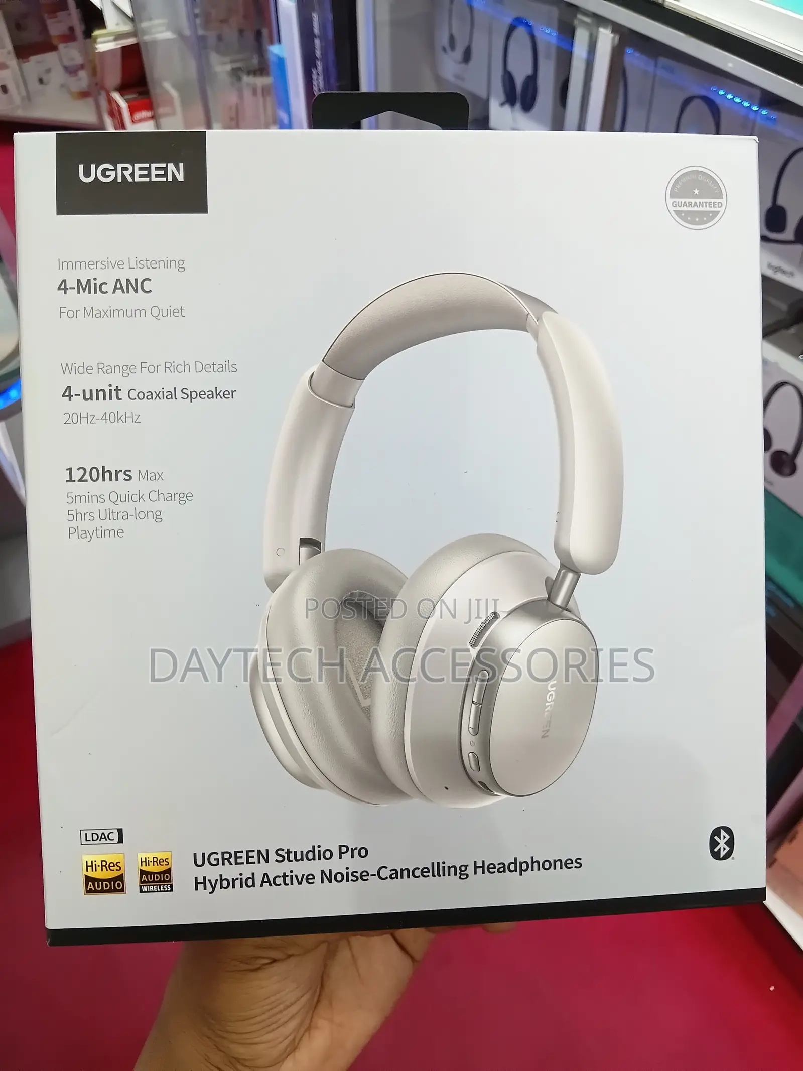 UGREEN Max 6 Studio Pro Hybrid Active Noise-Cancelling Headphones