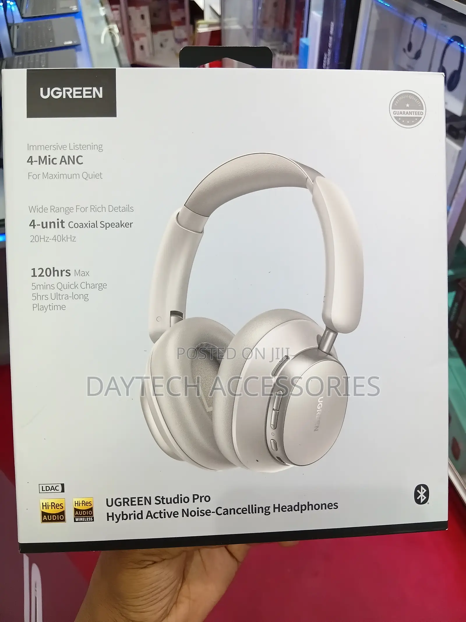 UGREEN Max 6 Studio Pro Hybrid Active Noise-Cancelling Headphones