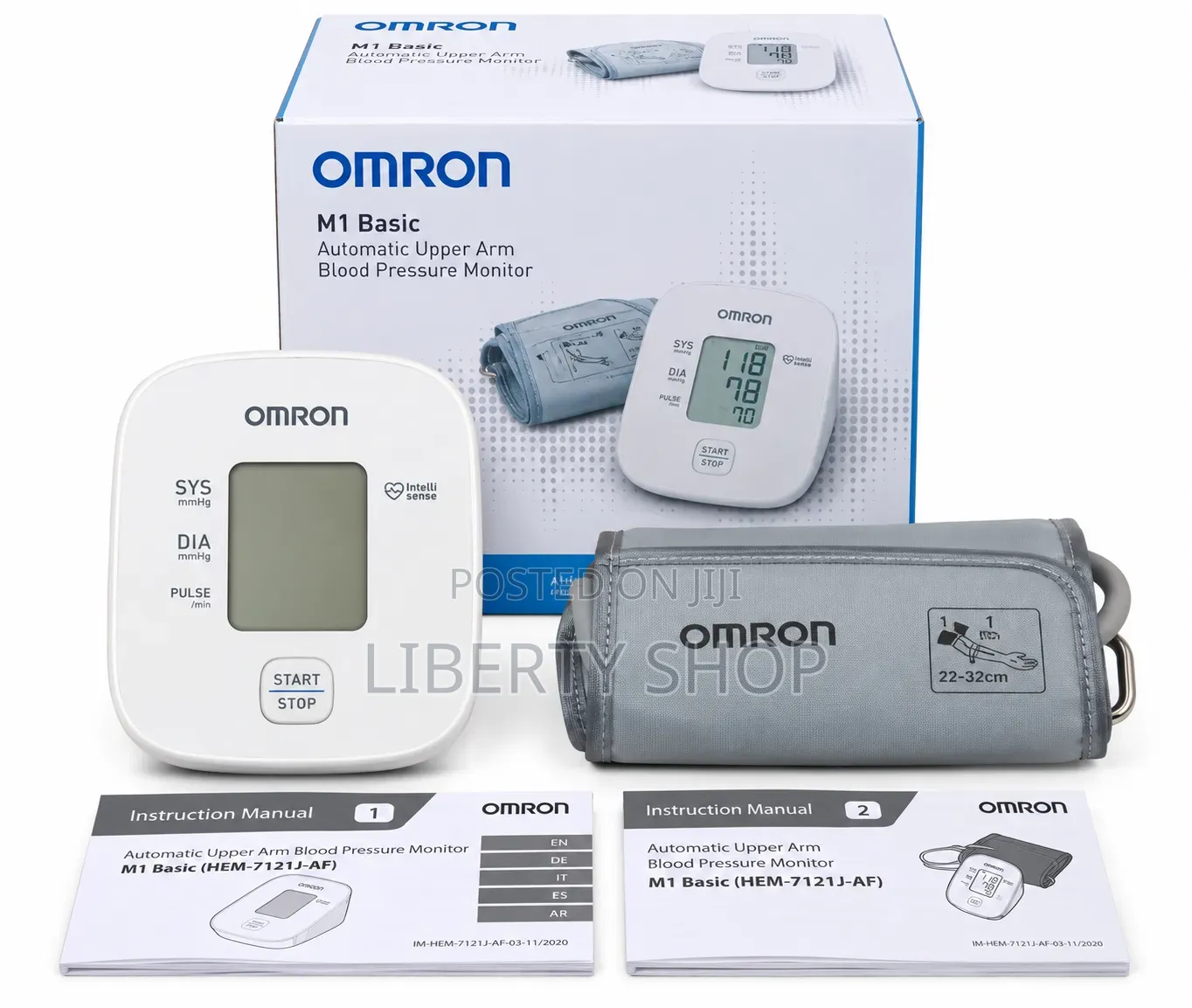 Omron Electric Arm Blood Pressure Monitor Digital Upper Arm BP Machi