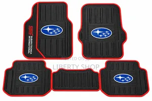 Subaru Heavy-Duty Rubber Car Floor Mats – 5-Piece Interior Floor Set