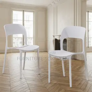 Dining Chair; Elegant Plastic Stackable Dining Chair for Homes
