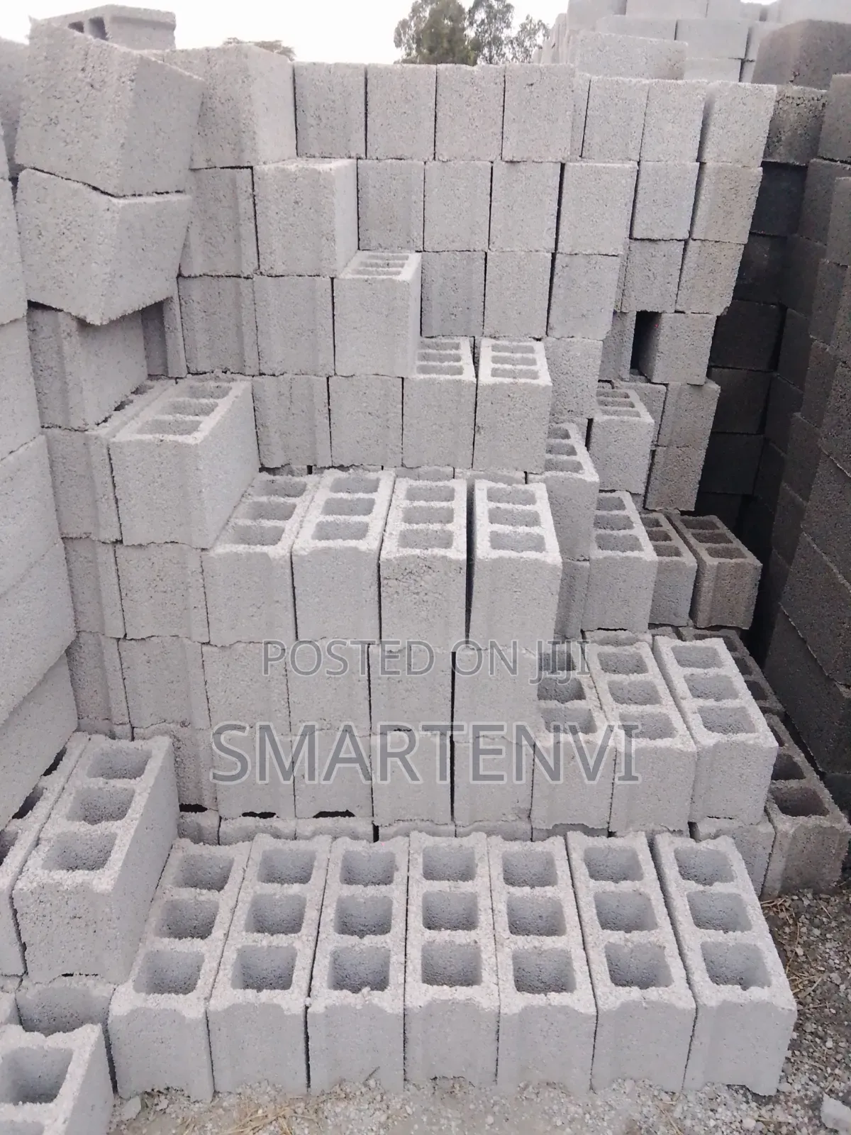 Hollow Pots for Wall & Shutter Building 6"