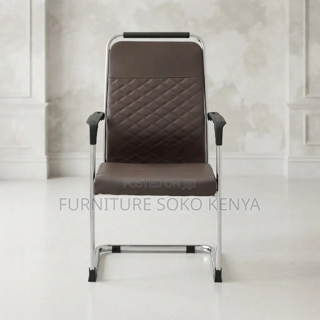 Office Chair; Mesh Office Guest Chair With Arms