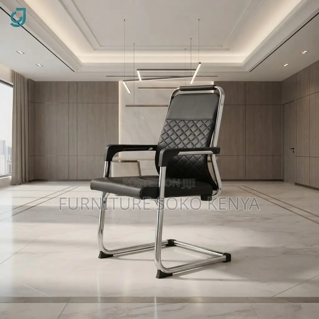 Office Chair; Mesh Office Guest Chair With Arms