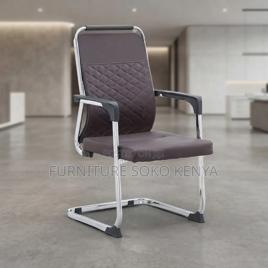 Office Chair; Mesh Office Guest Chair With Arms