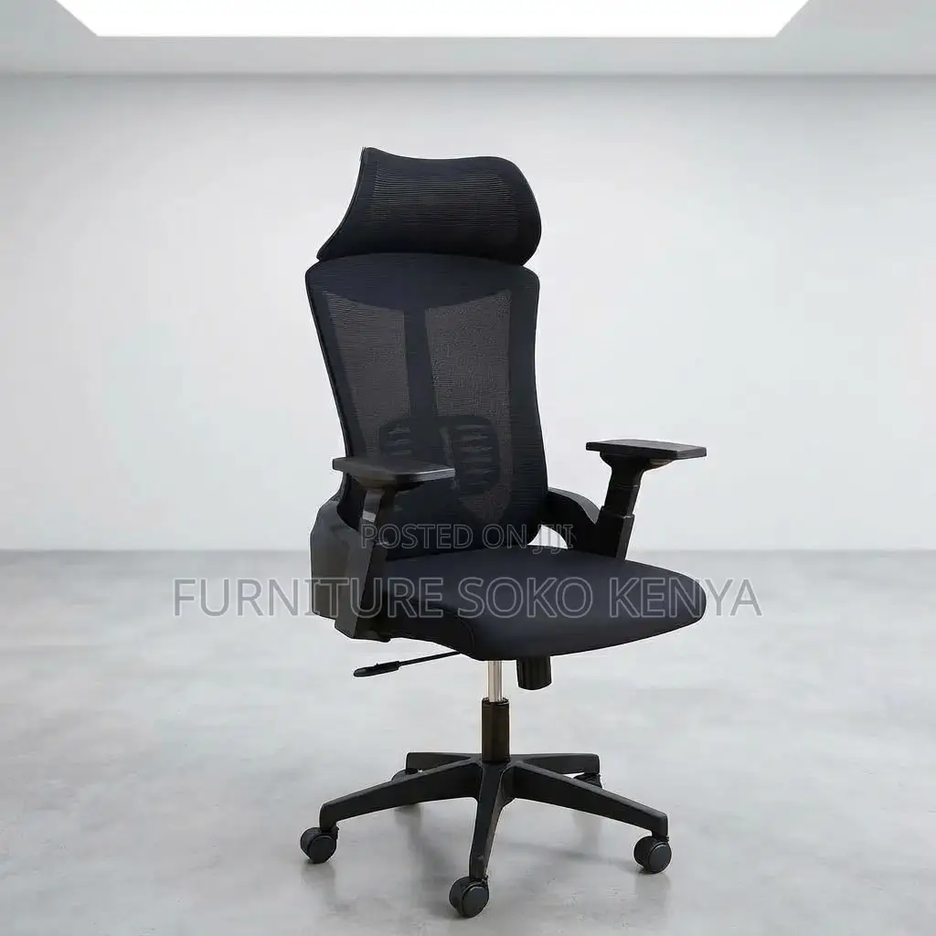 Office Chair; Mesh Swivel Orthopedic Office Chair