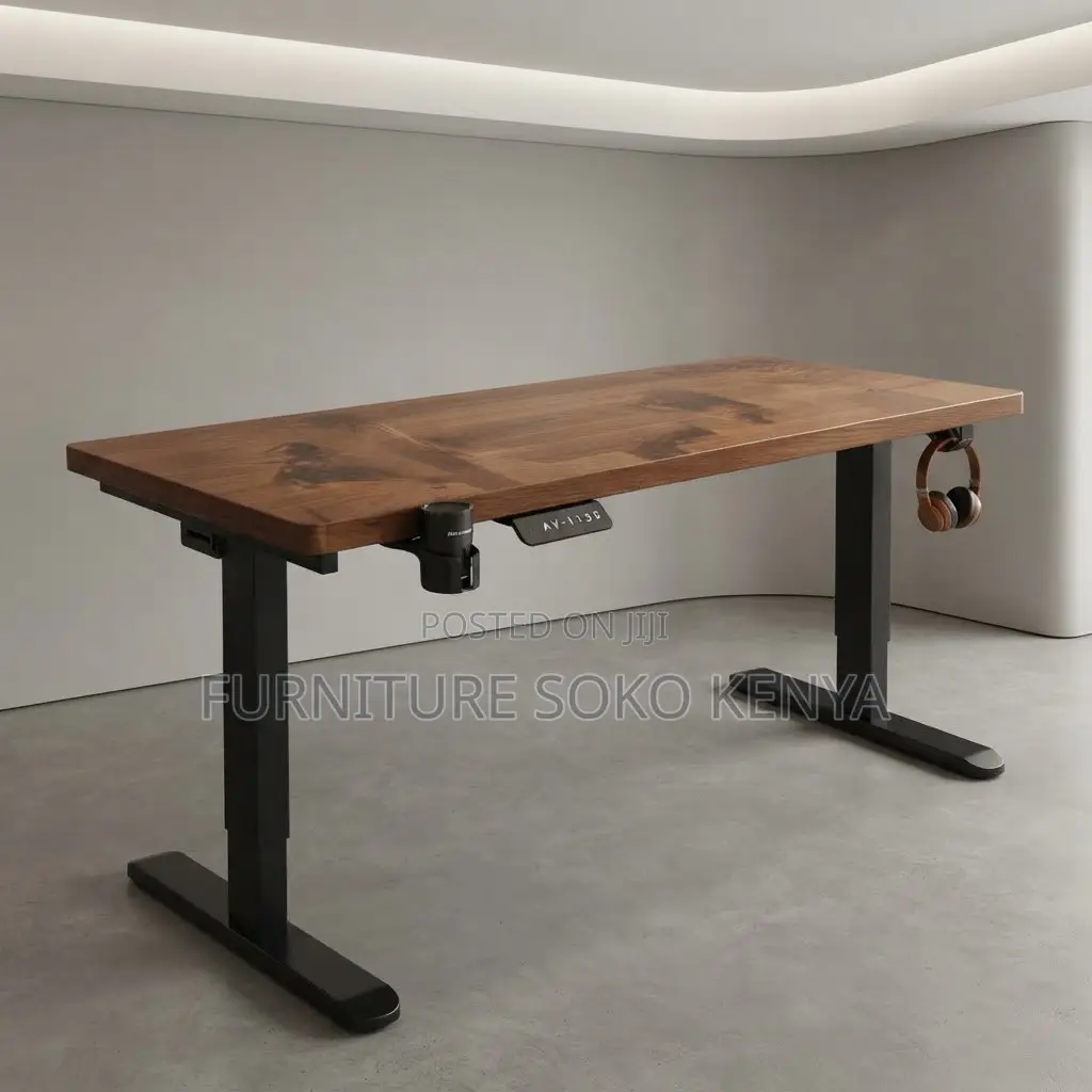 Office Desk; 1.2 Meter Electric Standing Desk 120x60cm (48x24")