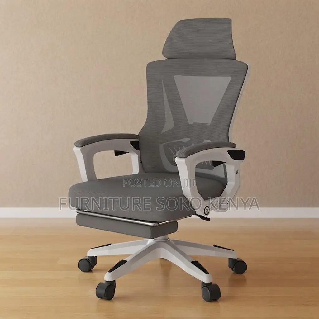 Office Chair; High Back Ergonomic Mesh Office Fabric Seat