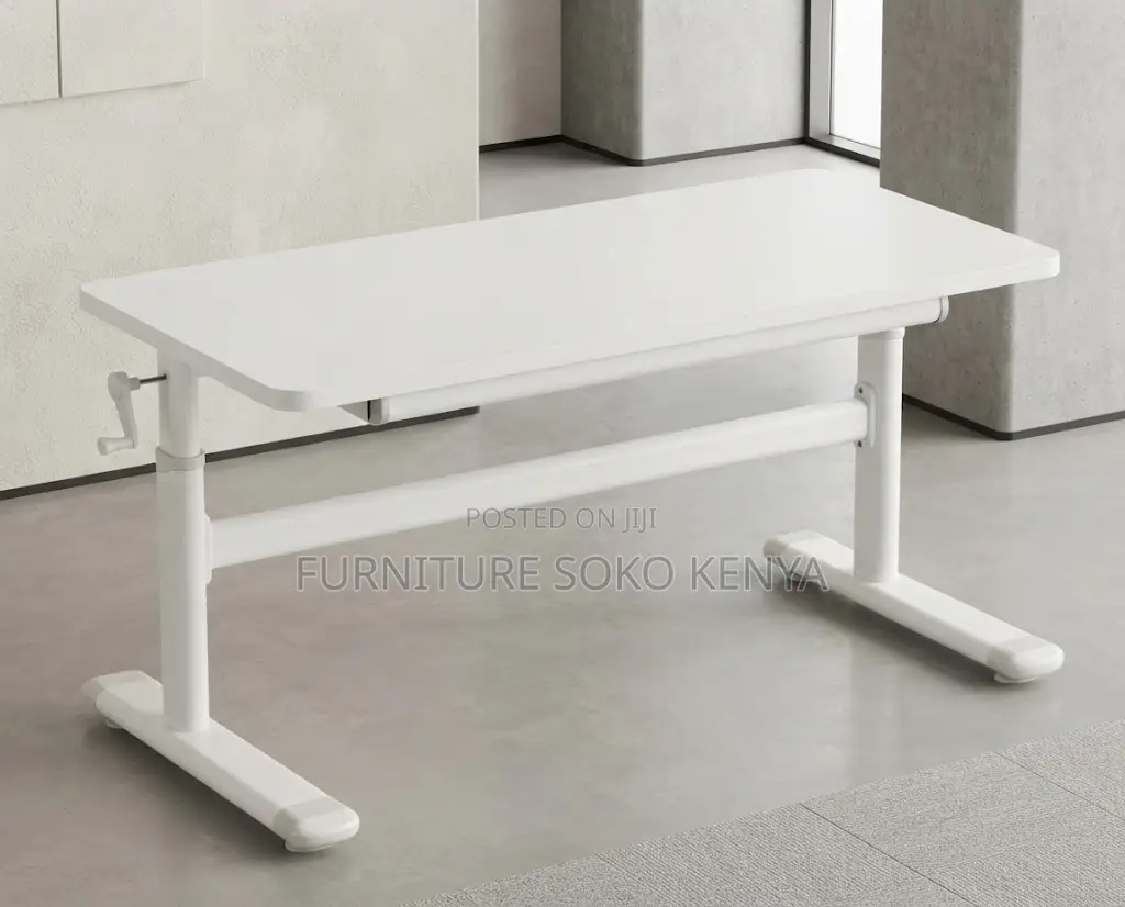 Office Desk; Standing | Manual Height Adjustable Desk - 120cm X 60cm