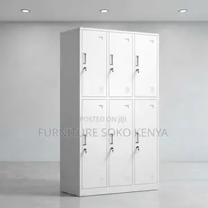 Office Cabinet; 6-Door's Steel Office Locker Cabinet