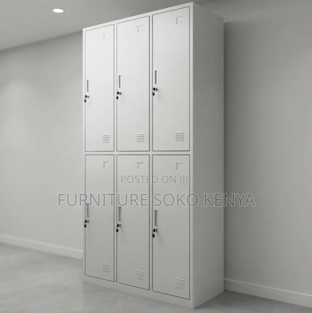 Office Cabinet; 6-Door's Steel Office Locker Cabinet