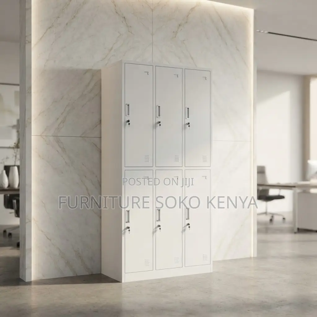 Office Cabinet; 6-Door's Steel Office Locker Cabinet