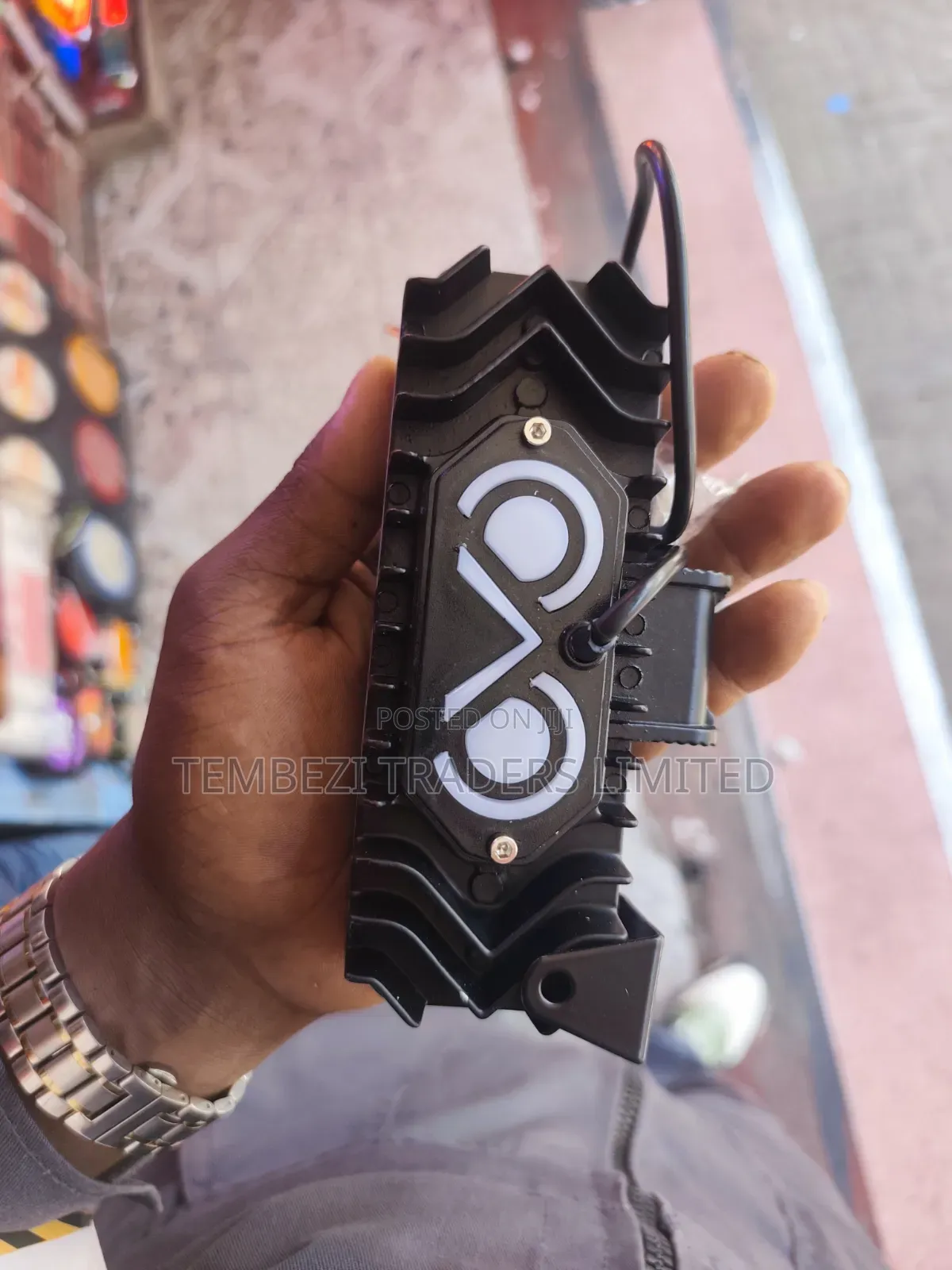 Heavy Duty 4-Led Pod Auxiliary Light With White DRL Halo Ring
