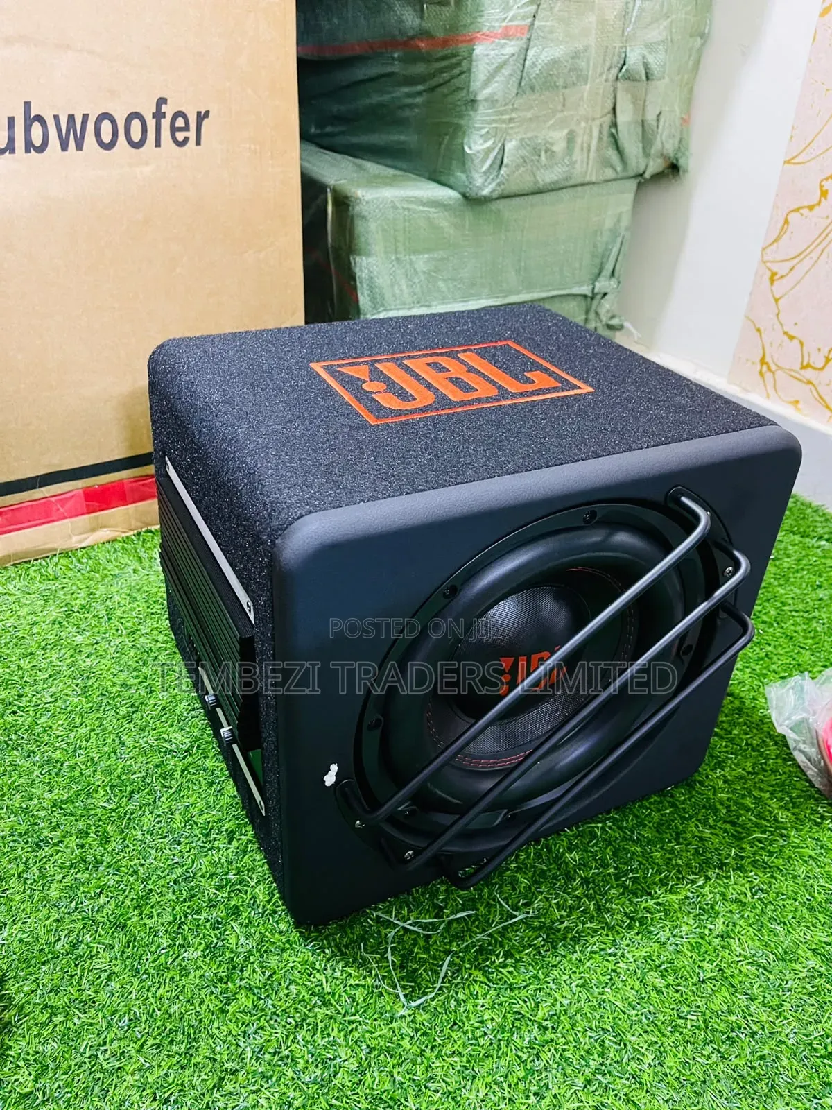 JBL 10-Inch Powered Car Subwoofer With Built-in Amplifier