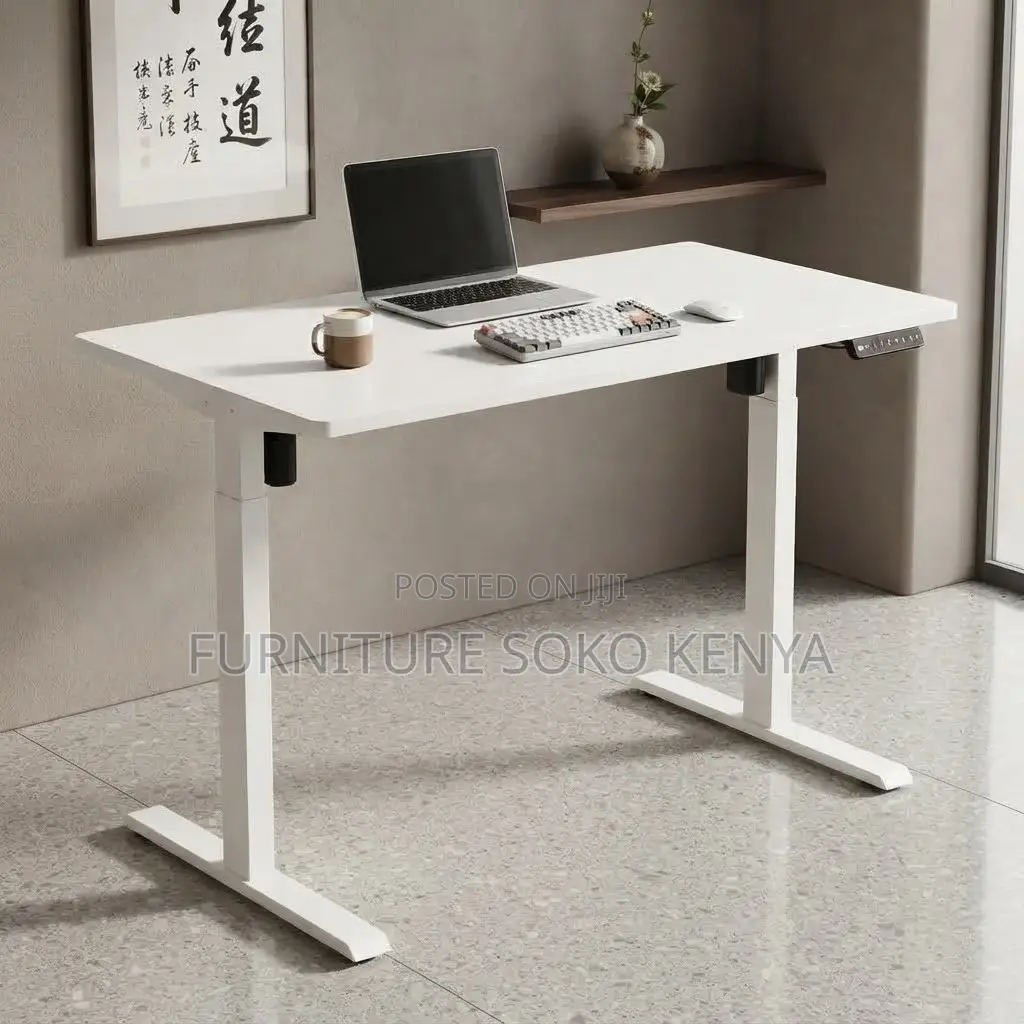 Office Desk; 1.4 Meter Height Adjustable Electric PC Gaming Table