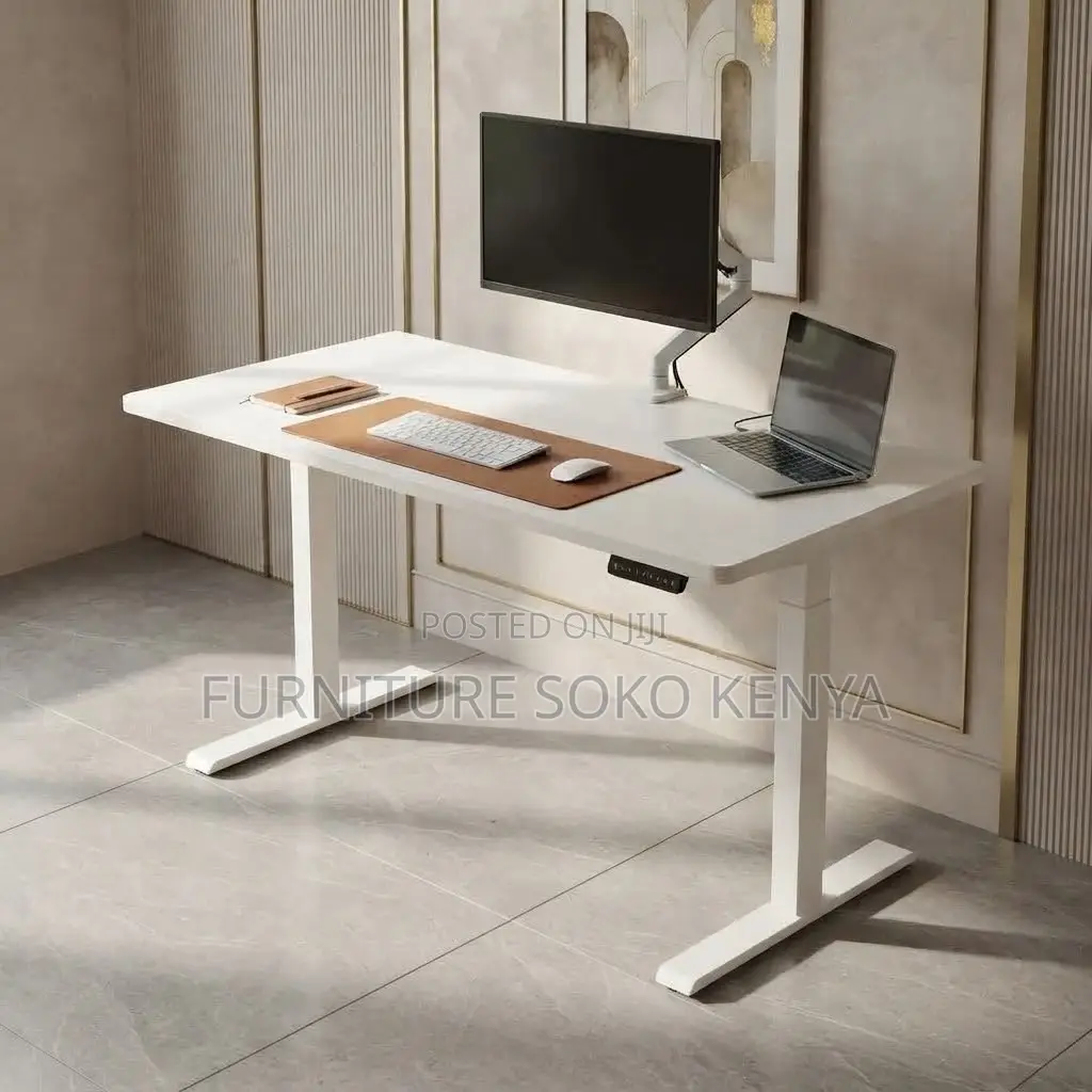 Office Desk; 1.4 Meter Height Adjustable Electric PC Gaming Table