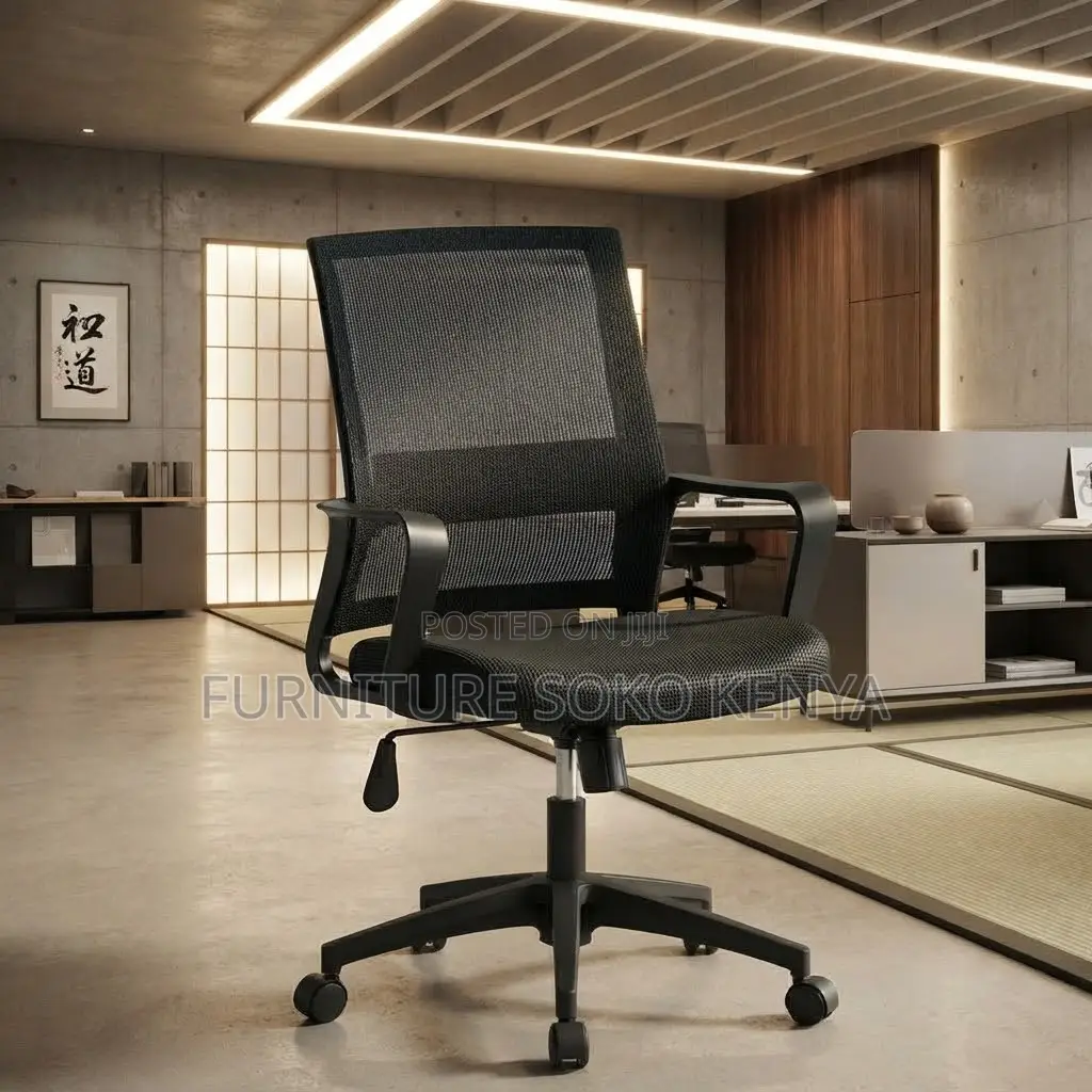 Office Chair: Modern Staff Room Captain Mesh Office Chair