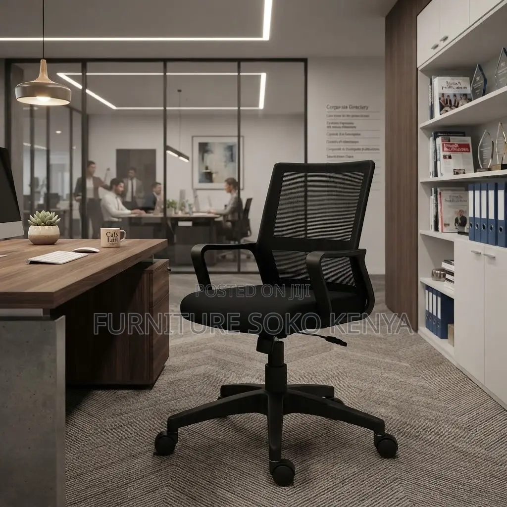 Office Chair: Modern Staff Room Captain Mesh Office Chair