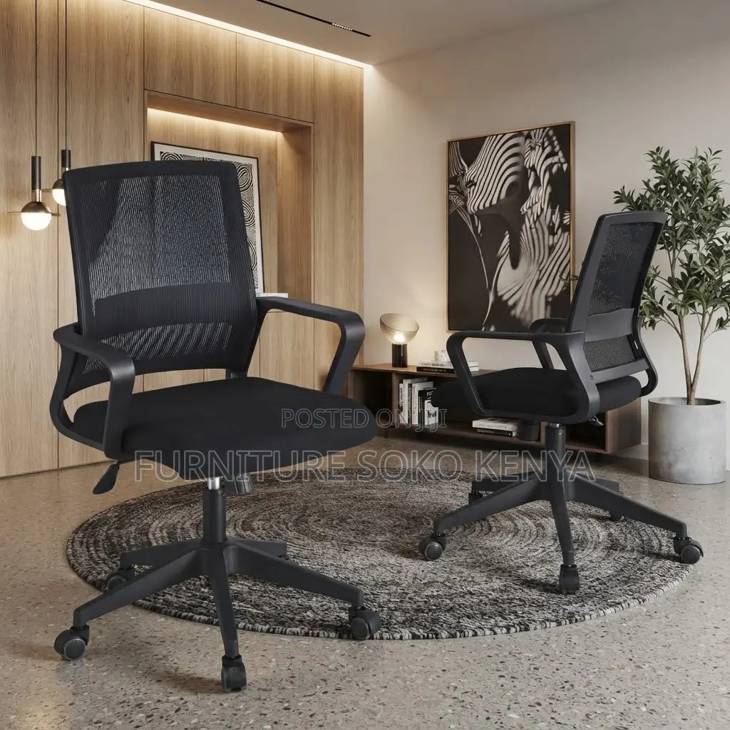 Office Chair: Modern Staff Room Captain Mesh Office Chair