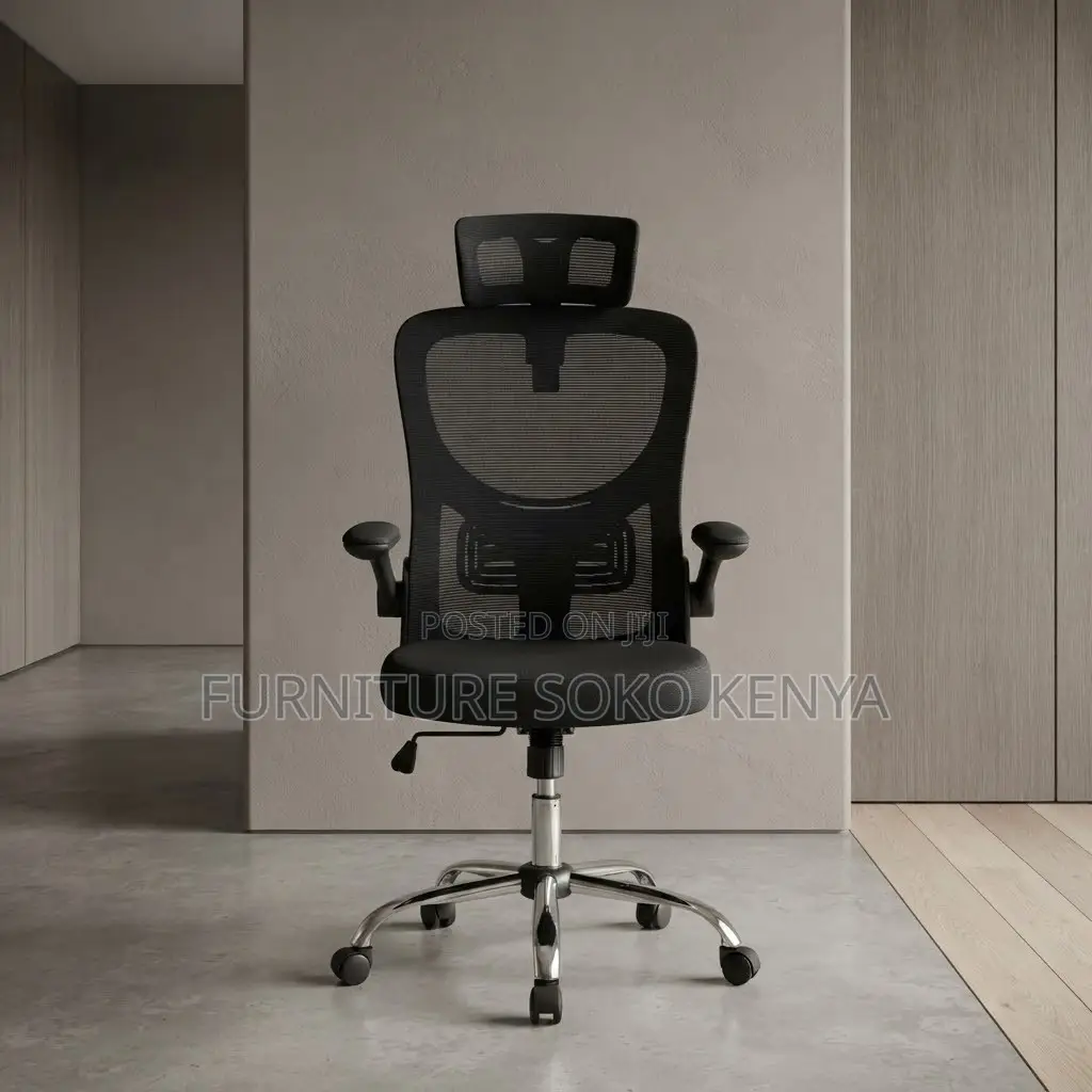 Office Chairs; Ergonomic Mesh Seat With Flipping Arms.