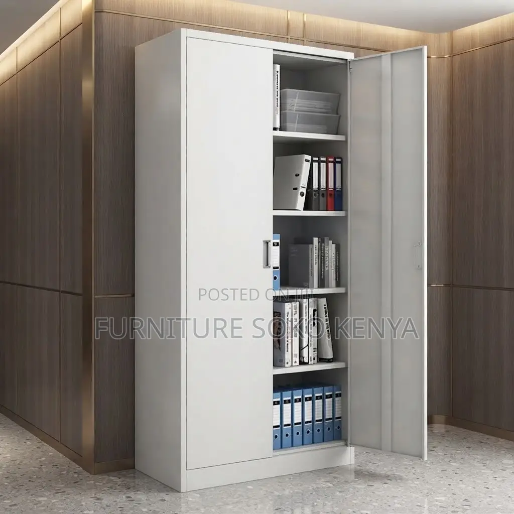 Office Cabinet; 2-Door Full Steel Office Filling Cabinet