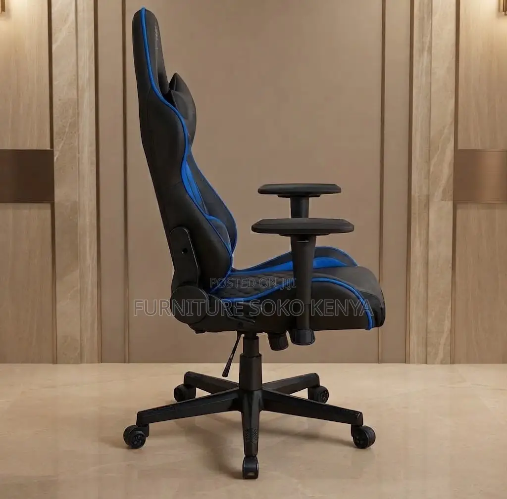 Office Chair; Ergonomic Reclining Gaming Pu Chair